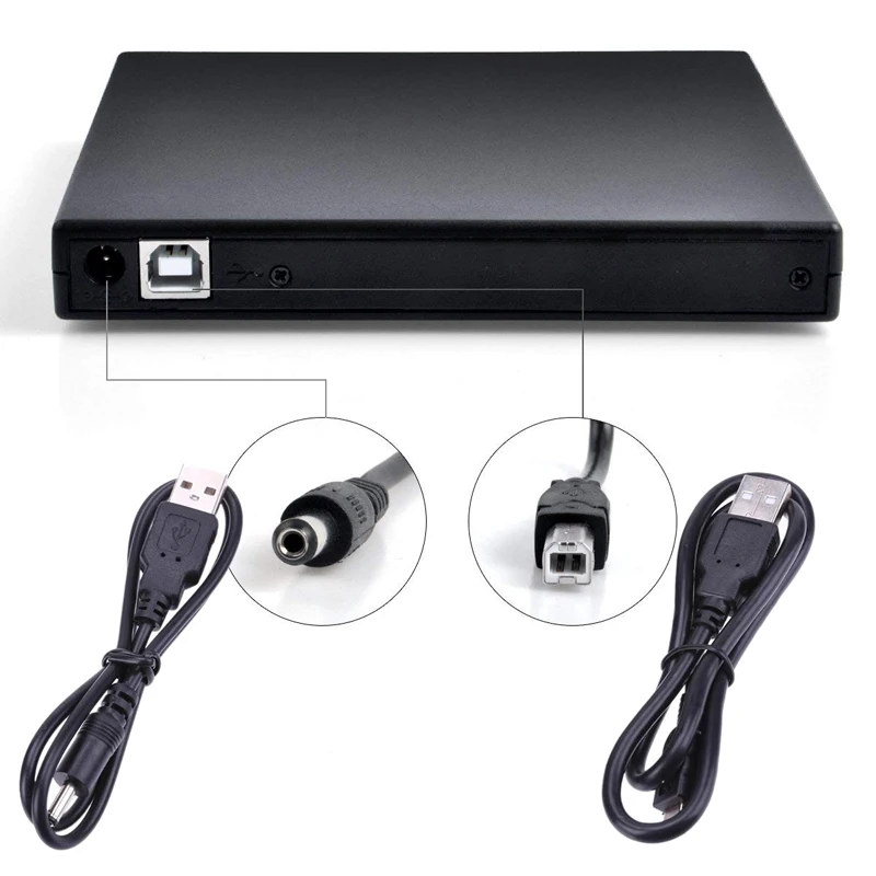 USB 외부 DVD CD 디스크 버너 콤보 드라이브 리더 Windows 07/08 노트북 PC 플레이어 노트북 PC DVD 버너 용 광학 드라이브