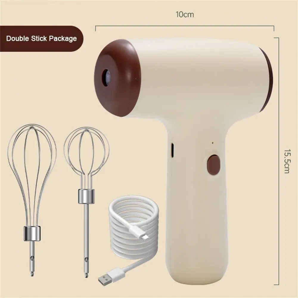 Portable Hand Mixer Electric Wireless Food Blender 3 Speed Milk Frother  Cake Egg Beater Cream Food Baking Dough Kitchen - AliExpress