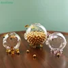 Mini Pig Money Jar Golden Beans Storage Box Transparent Piggy Bank Gold Glass Pig Ornaments Portable Coin Bank Saving Box Gift 4