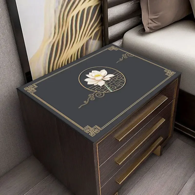 MCB-New retro bedside table and home tea table dust pad 2