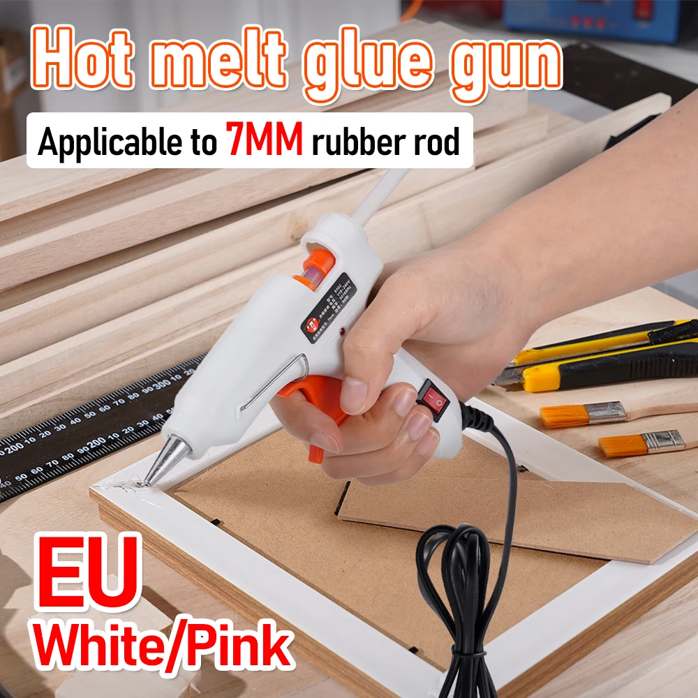 90W Hot Melt Glue Gun with Switch for 7mm Glue Stick Mini Indusrial Adhesive Hot Gun Electric Heat Temperature Gun Repair Tool 3