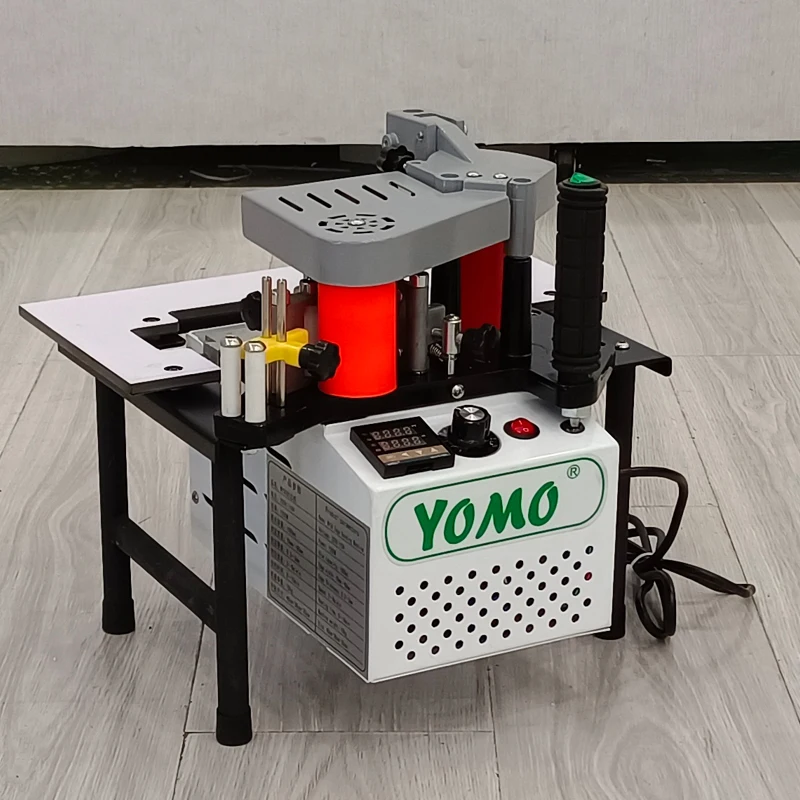 DIY 목재 PVC 프로젝트용 미니 엣지 밴딩 기계, 수동 양면 접착 밴더, 110V/220V 전압 옵션 제공, MY50