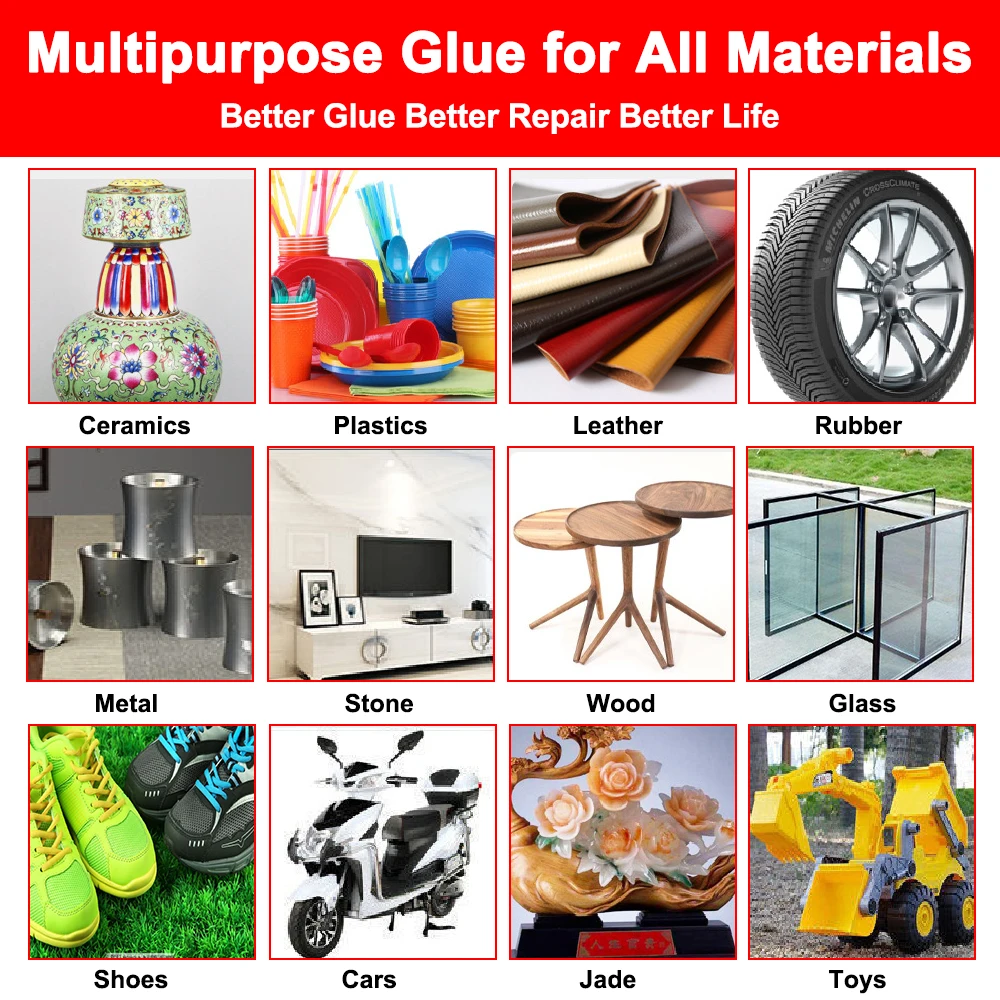 Powerful Super Glue Extra Strong 502 Cyanoacrylate Fast Adhesive Puzzle Wood Plastic Model Toy Metal Glass Rubber CA Second Bond 3
