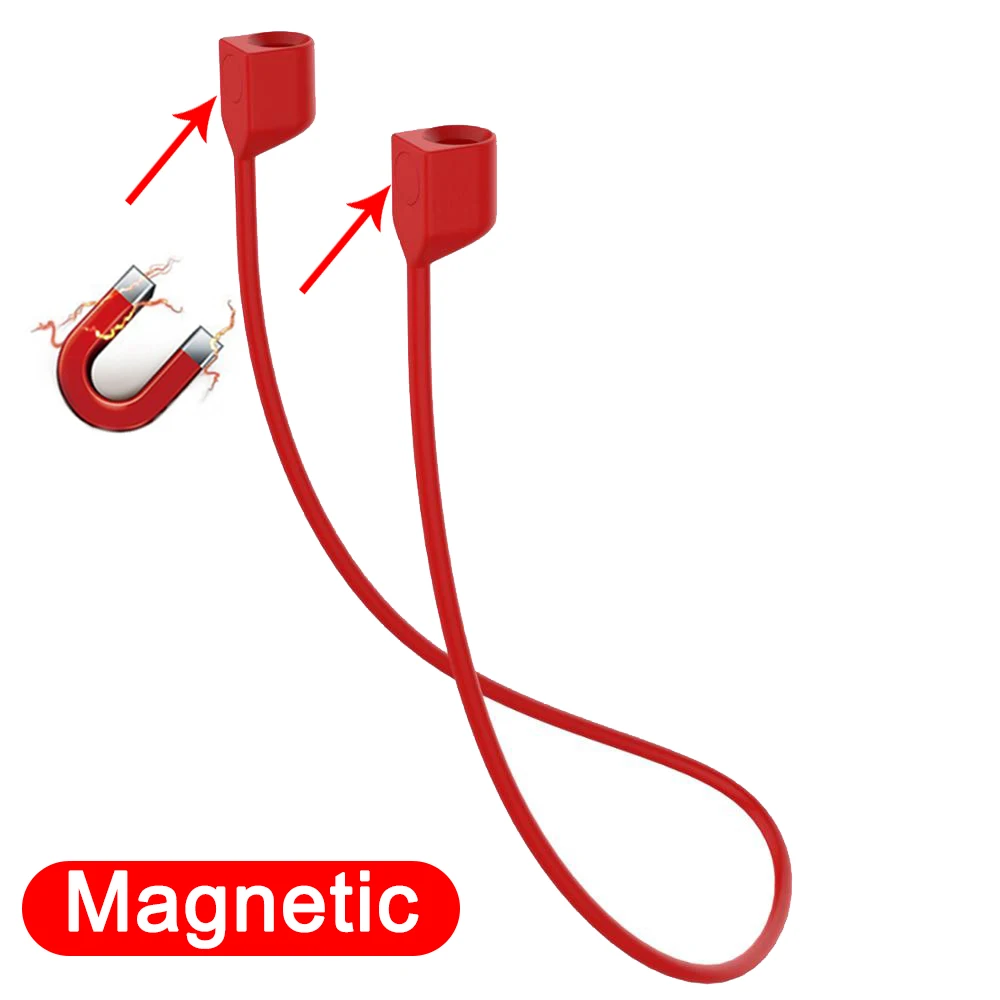 COYUN 3 Pcs Cordino Anti-Smarrimento per AirPods, Cinghie per AirPods, Cinghie Magnetiche Anti-Perdita, Accessori per AirPods, 70cm, per Air-Pods e Auricolari Senza Fili Wireless (3 Colori
