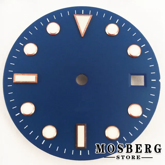 GIADO 29 Mm Zifferblatt Für Nh35/nh36 Uhrwerk, Einzelner Kalender, Grün