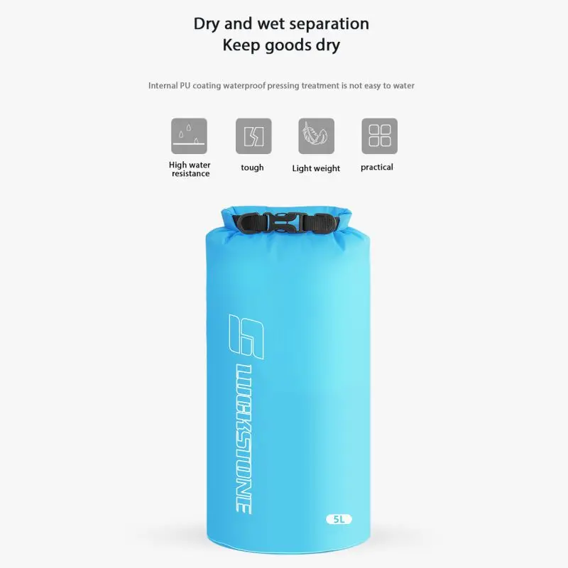 Dry Bag 8/5/3/1PCS 75/35/25/15/12/8/5/3L Waterproof for Camping Drift Trekking Swimming Rafting Kayak River Trekking Fish