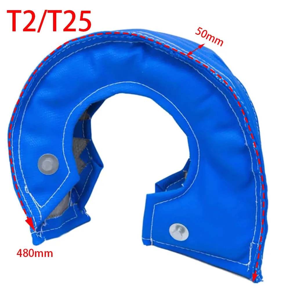 High-Performance Titanium Turbo Blanket Heat Shield Barrier - Available in Black, Red, and Blue