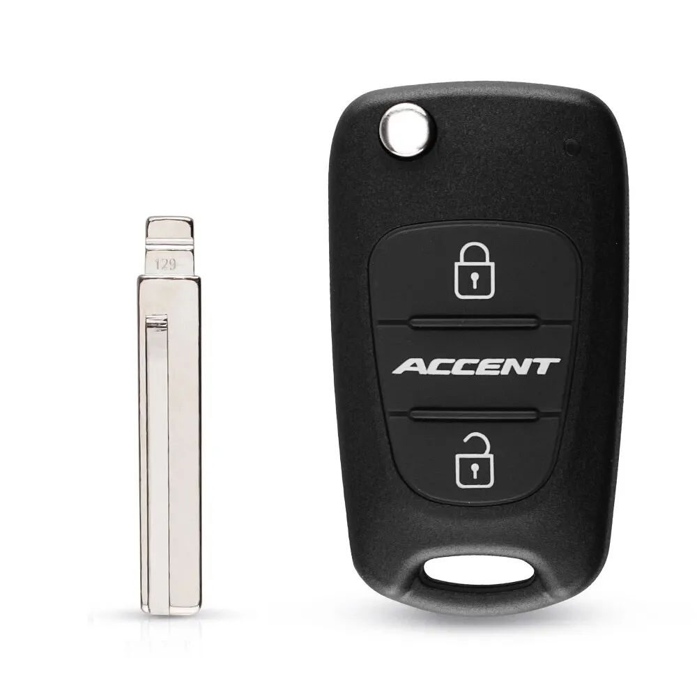 Key Case for Hyundai I20 I30 IX35 I35 Accent Kia Picanto Sportage K5 Remote 3 Buttons Flip Folding No Chip