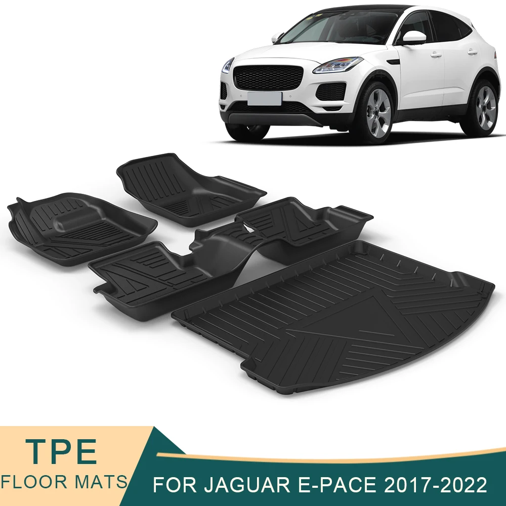 ForJaguarEPaceX54020172022CarFloorMatsAllWeatherTPEFoot