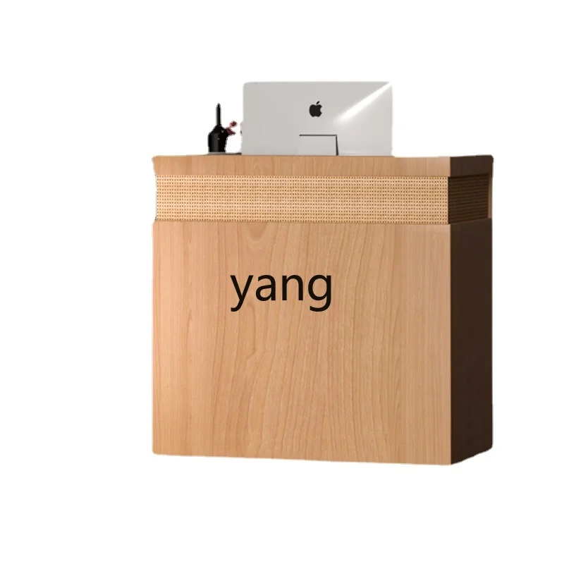 

Yhl Reception Desk Cash Register Chinese Restaurant Restaurant Reception Desk Small Shop Customizable Solid Wood