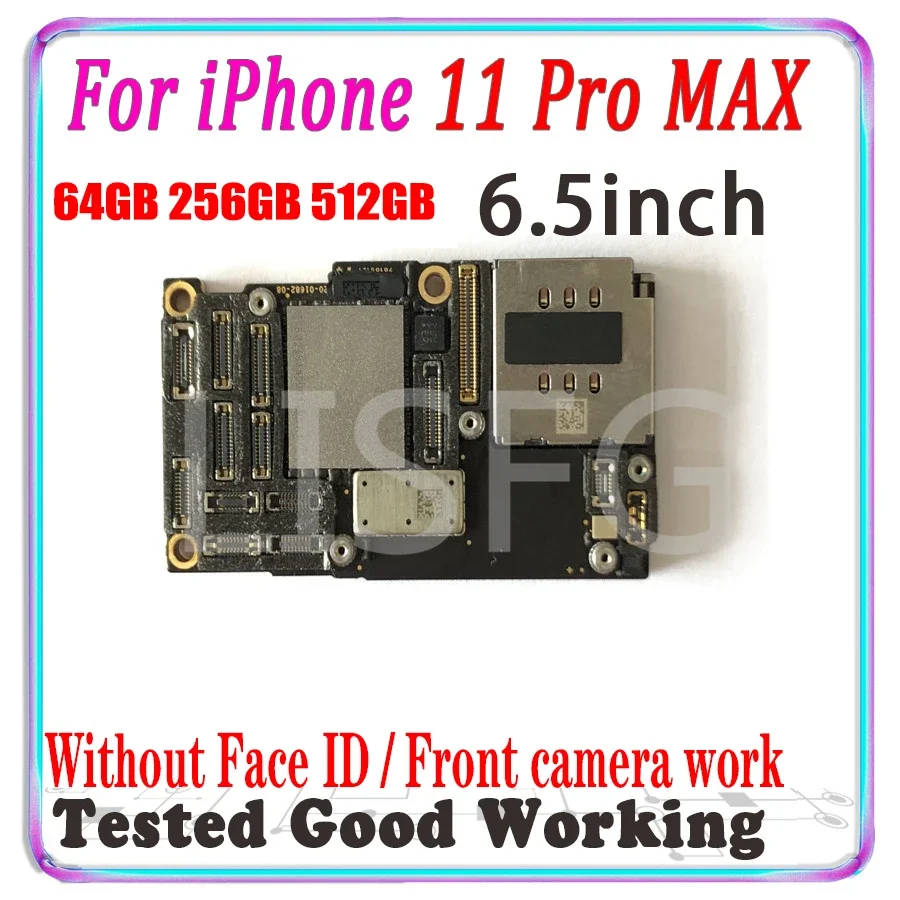 iPhone 11 / 11 Pro / Pro Max 64gb 128gb 256gb Motherboard Face ID Unlocked Logic Board