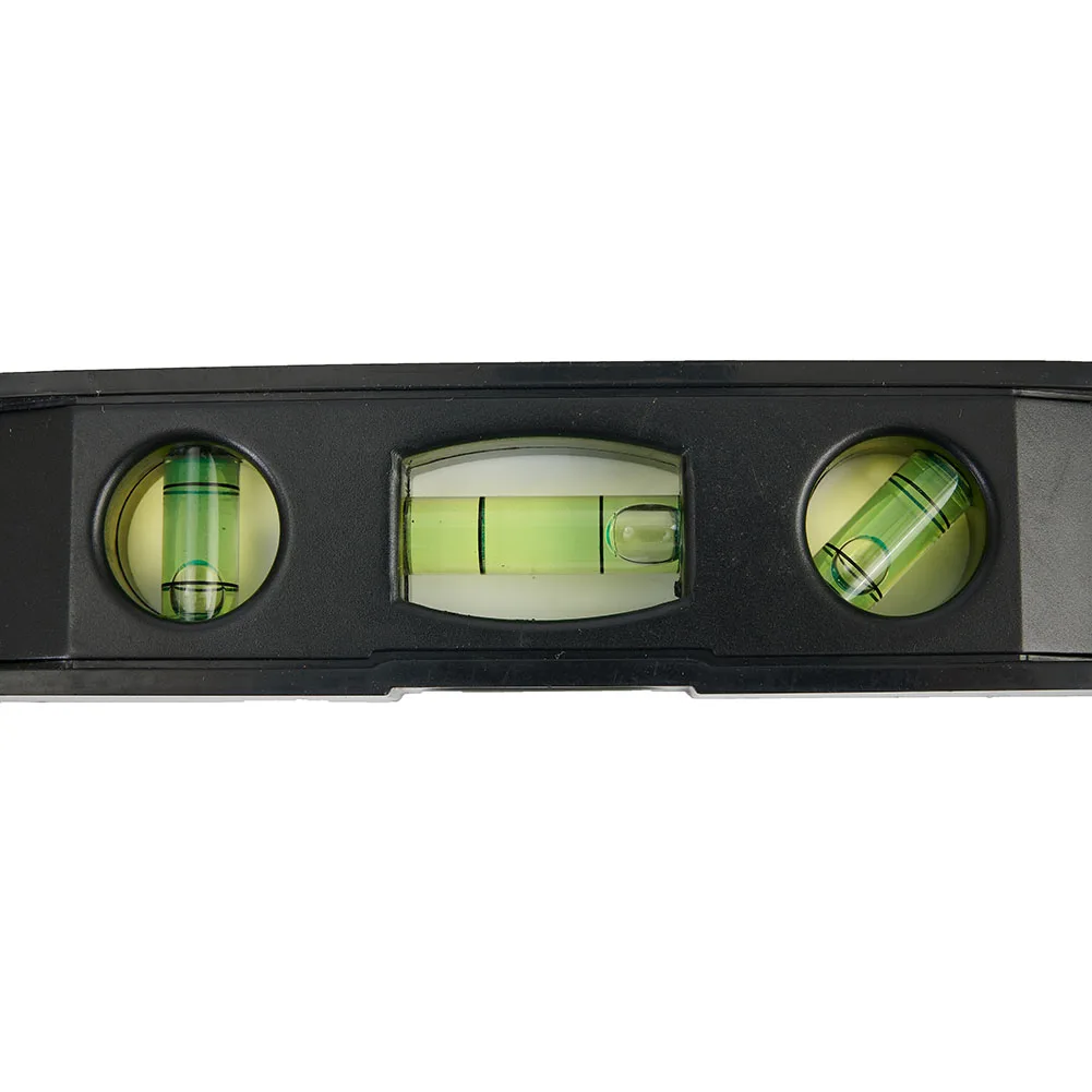 Spirit Level Horizontal Ruler 3 Bubble Magnetic ABS Shell
