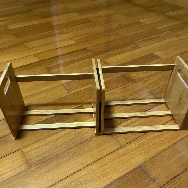 텔레스코픽 크리에이티브 데스크탑 책장 보관 랙, 사무실 책상 선반, 간단한 책장, 학생 미니 책장, 대용량