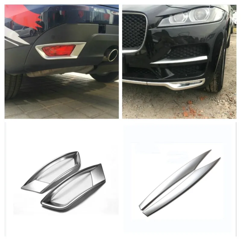 

Аксессуары для Jaguar F-Pace 2015-2020, противотуманные фары, лампы, украшение для век, бровей, крышка, защита для укладки
