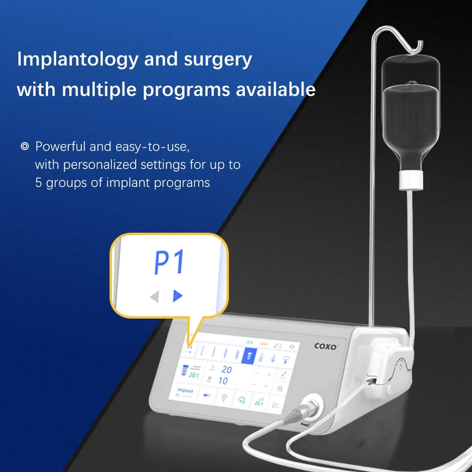 Alta Calidad YAHOPE IMPLANT Surg Máquina Quirúrgica De Implantes Dentales Sin Escobillas Con