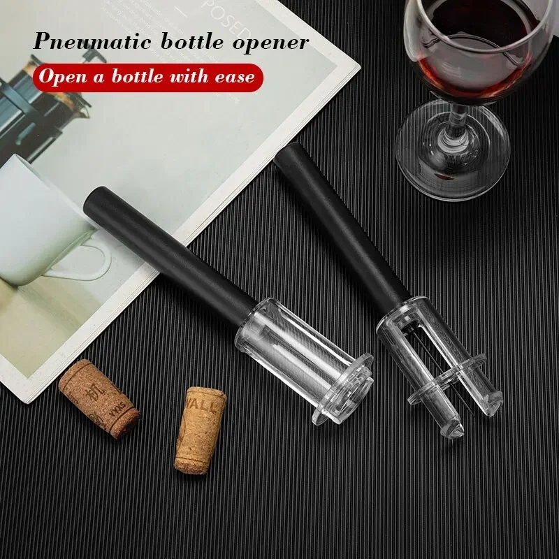 Wine Opener Air Pump Pressure Vacuum Wine Bottle Corkscrew Stainless Steel Pin Type Cork Out Tool Opener Bar Accessories bottle opener