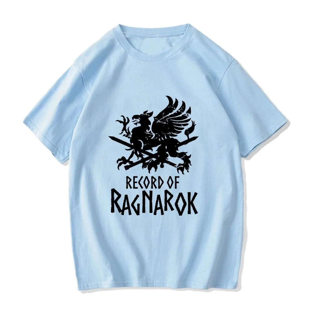 

Record of Ragnarok Cotton High Quality EU Size t shirt designer men tshirt funny anime 2000s male clothing