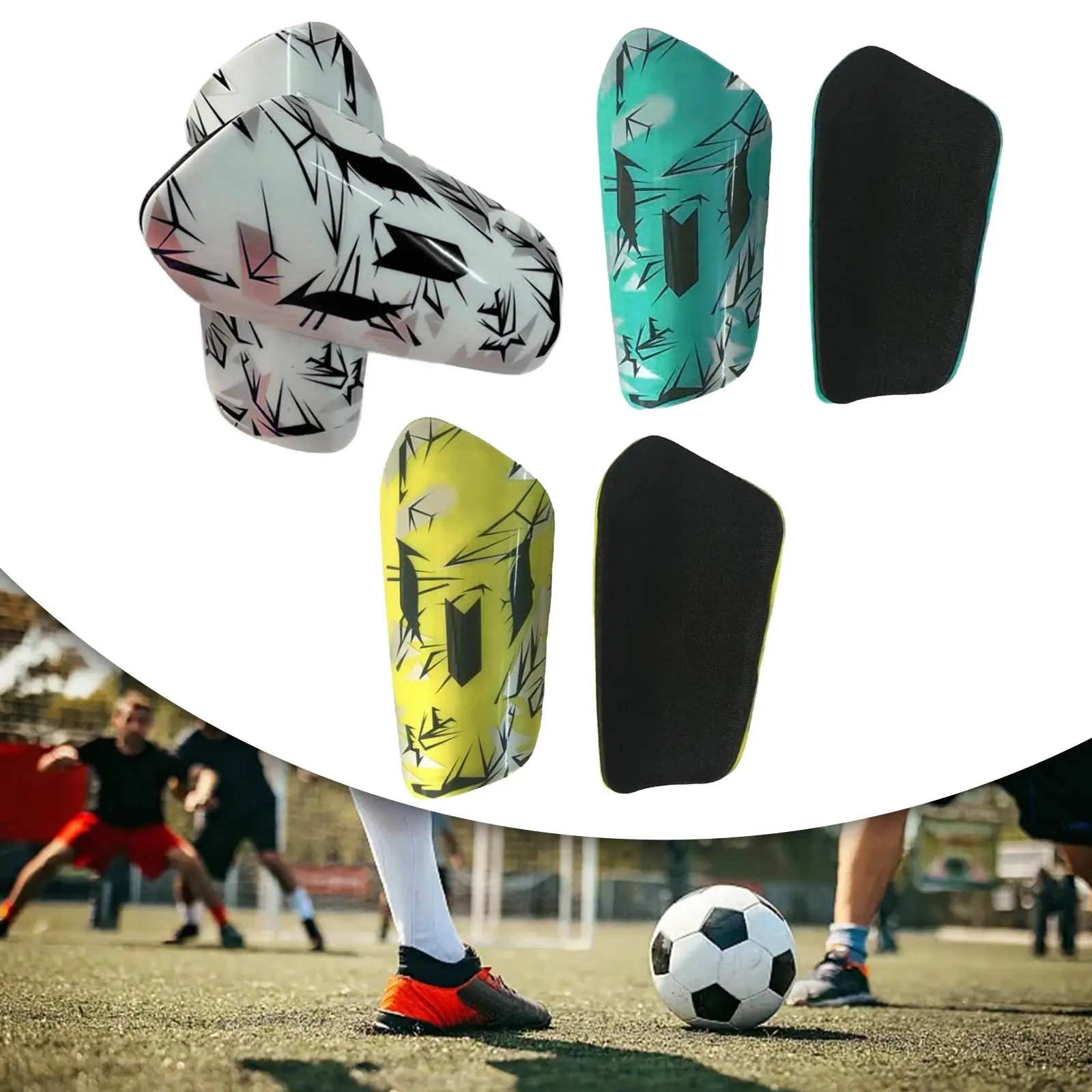 1 Pair Soccer Shin Guards Football Shin Guards Protective Equipment Lightweight 1 Pair Soccer Shin Guards Football Shin Guards Protective Equipment Lightweight