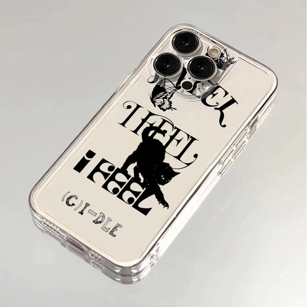 Kpop I-DLE i Feel Clear Soft Phone Case Cover