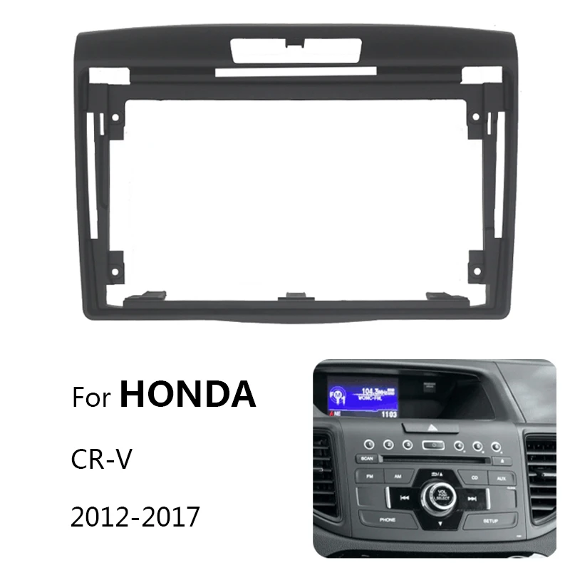 9 Inch Car Radio Fascia For Honda Crv Crv 20122017 Video Panel Player