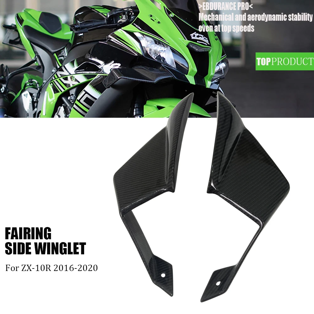 

Suitable for Kawasaki ZX-10R ZX10R Motorcycle Fairing Spoiler Fairing Fixed Wing Ultra Light Fixed Side Wing