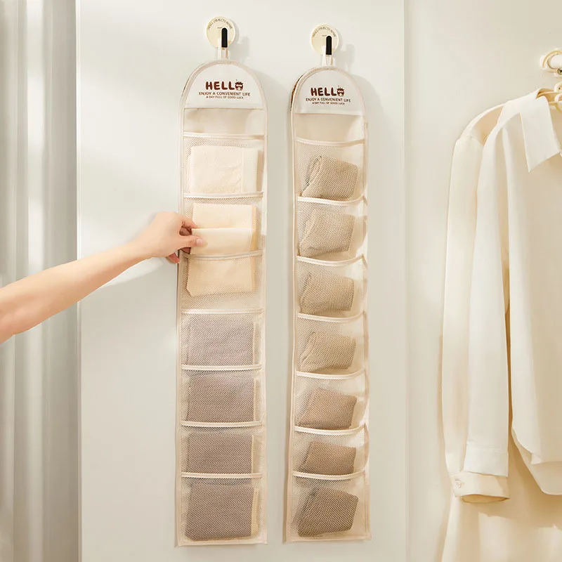 Underwear Storage Hanging Bag, Underwear Socks Locker Storage Bag Behind The Door, Double-sided Storage Bag Wardrobe Storage Bag 4
