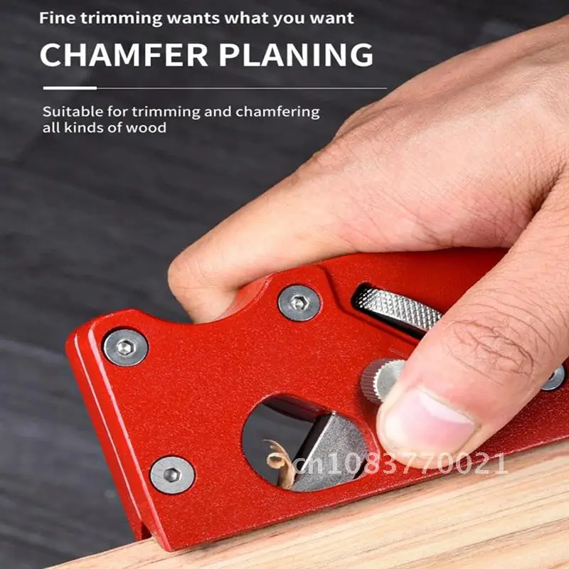 

Woodworking Chamfering Planer Edge Corner Plane 45 Degree Bevel Manual Trimming Carpenter Hand Tool Lightweight Portable