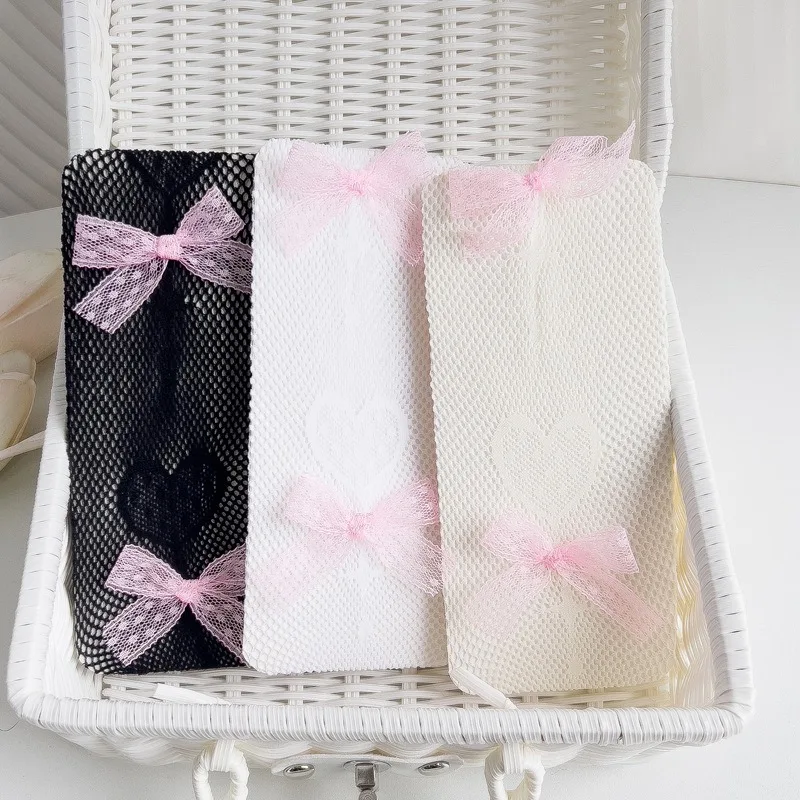 Description Picture 3 of itemPink Velvet Bow Embroidery Pearl Tights Pantyhose Fashion Women Tights JK Lolita Styles Sweet Girls Kawaii Cute Tights Wholesale