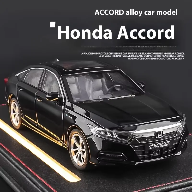 1:24 Honda Accord Limousine Sound & Light Alloy Metal Diecast Car
