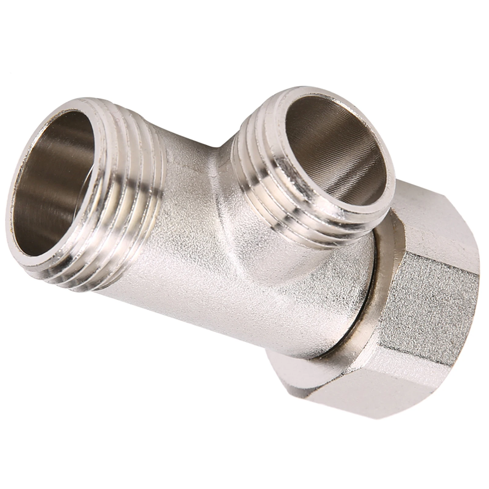 Toilet Diverter Valve Copper T Adapter 7/8 T-Valve 3 Ways Connecting Valve For Home Bath Accessories Bathroom