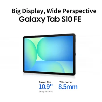 2025 New SAMSUNG Galaxy Tab S10 FE Thin Tablet 10.9 inch LCD Screen 90Hz With S Pen 12+256GB WIFI Vision 2-2.2K Wi-Fi AI 2
