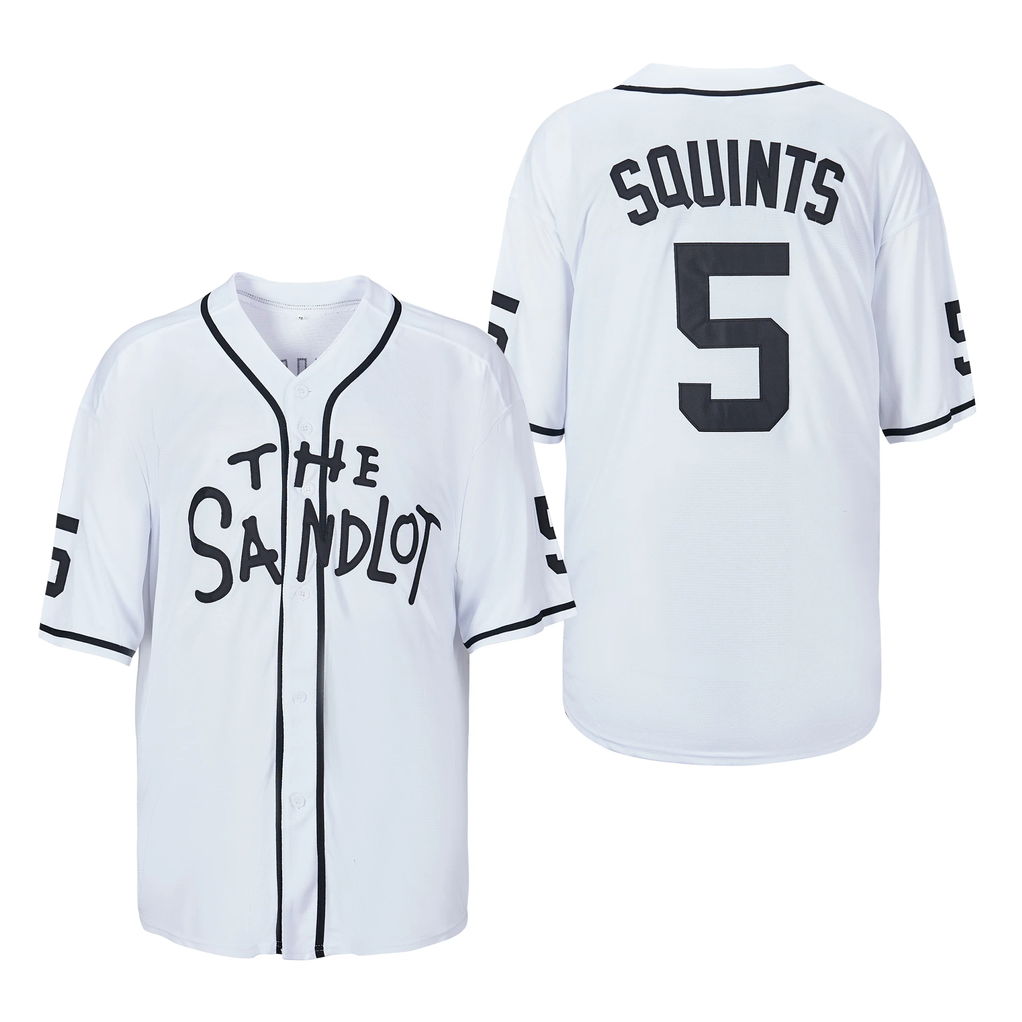 Men's 30 Sandlot Benny 5 Michael Squints 11 Alan Yeah-Yeah The Jet Rodriguez Movie Baseball Jersey
