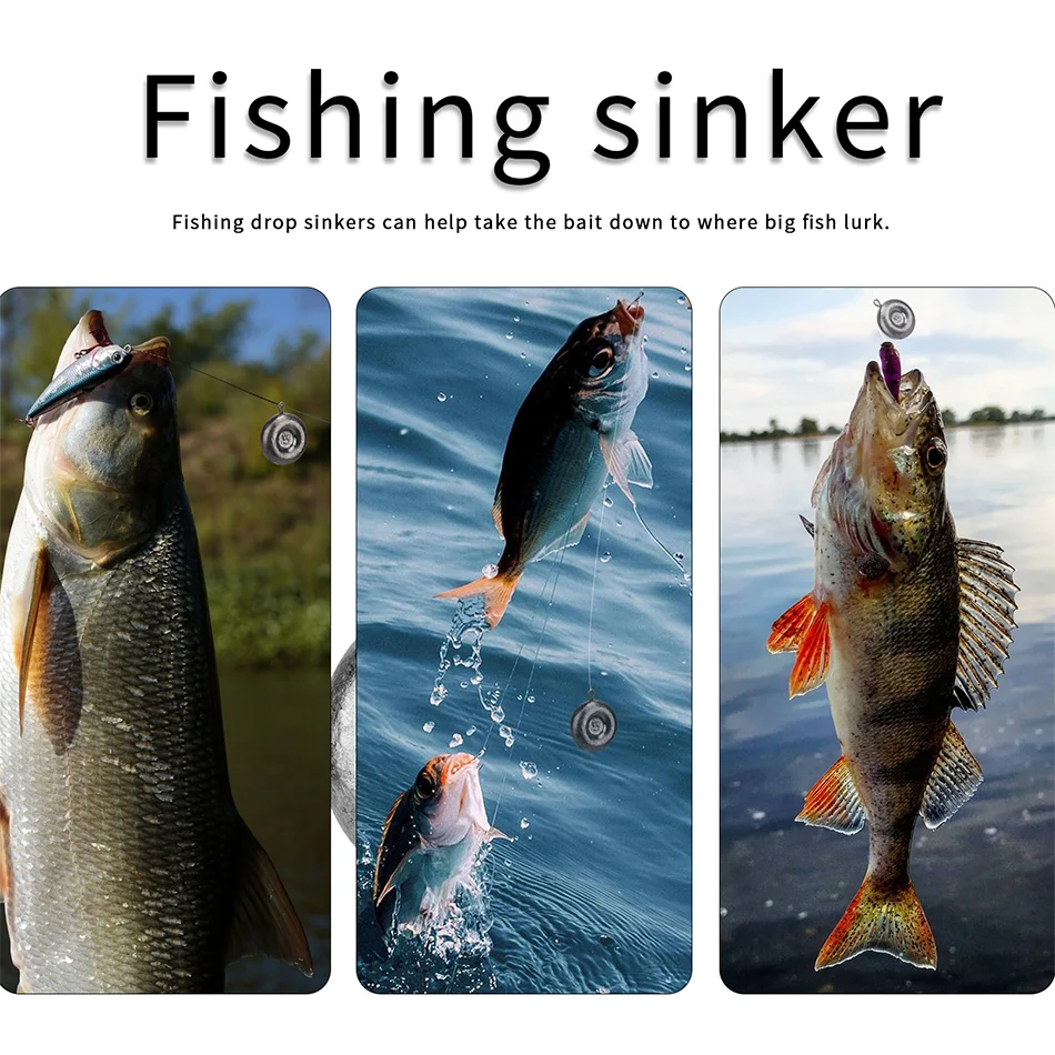 5pcs/10pcs Fishing Weight Sinker Fishing Coin Sinkers 1oz 2oz 3oz