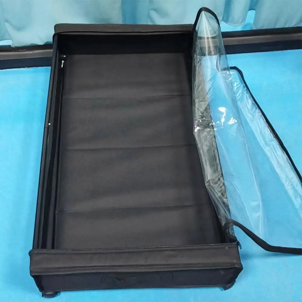 Under-Bed Storage Box Dustproof Handle Design Zipper Closure Blanket Storage Bag With Wheels Large Capacity Under Bed Case 4