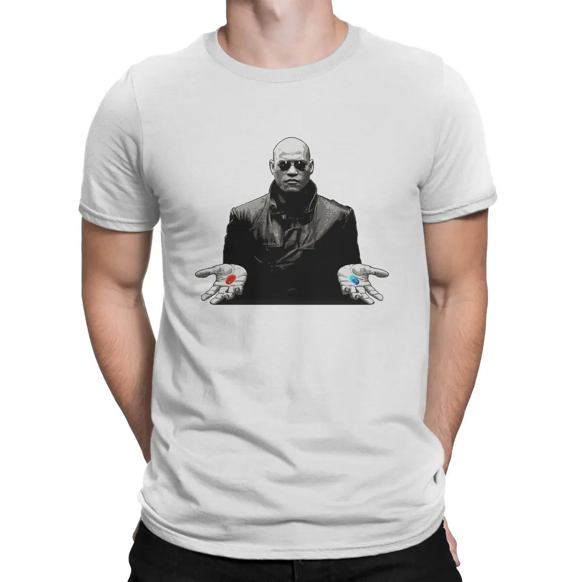 thumbnail image 1 of Camisetas esenciales para hombre: Matrix, divertidas camisetas de algodón, cuello redondo, manga corta, ropa de verano., 1 of 7