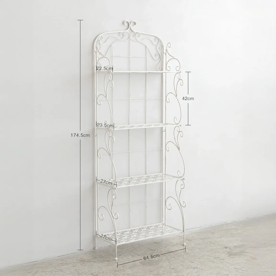Metal Display Plant Stand 4 Tiers Storage Organizer Rack Shelf For Indoor Outdoor Floor Flower Pot