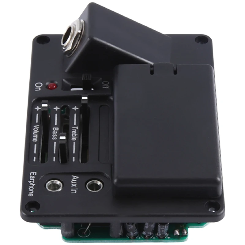 CACI Electric Silent Cello Pickup Transducer Soft With Headphone Black VPU-400 For DIY Cello Strings Instruments Parts