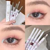 Matte Pink Lying Silkworm Pen Color Natural Brightening Glitter Eye Shadow Pencil Shimmer Glue Eyeliner Waterproof Korean Makeup 6