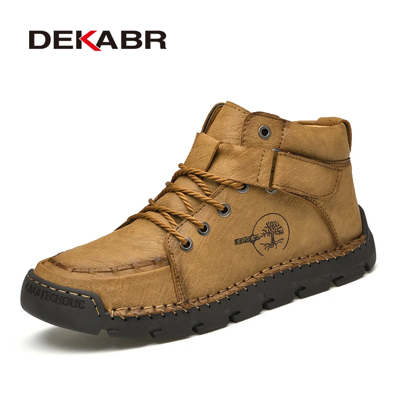 DEKABR New Snow Boots Protective and Wear-resistant Sole Man Boots Warm and Comfortable Winter Walking Big Size 39-48