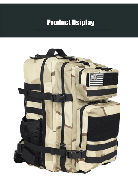 Sac à Dos Tactique Militaire 25L FANDARE - Molle System Pour Randonnée, Chasse, Outdoor