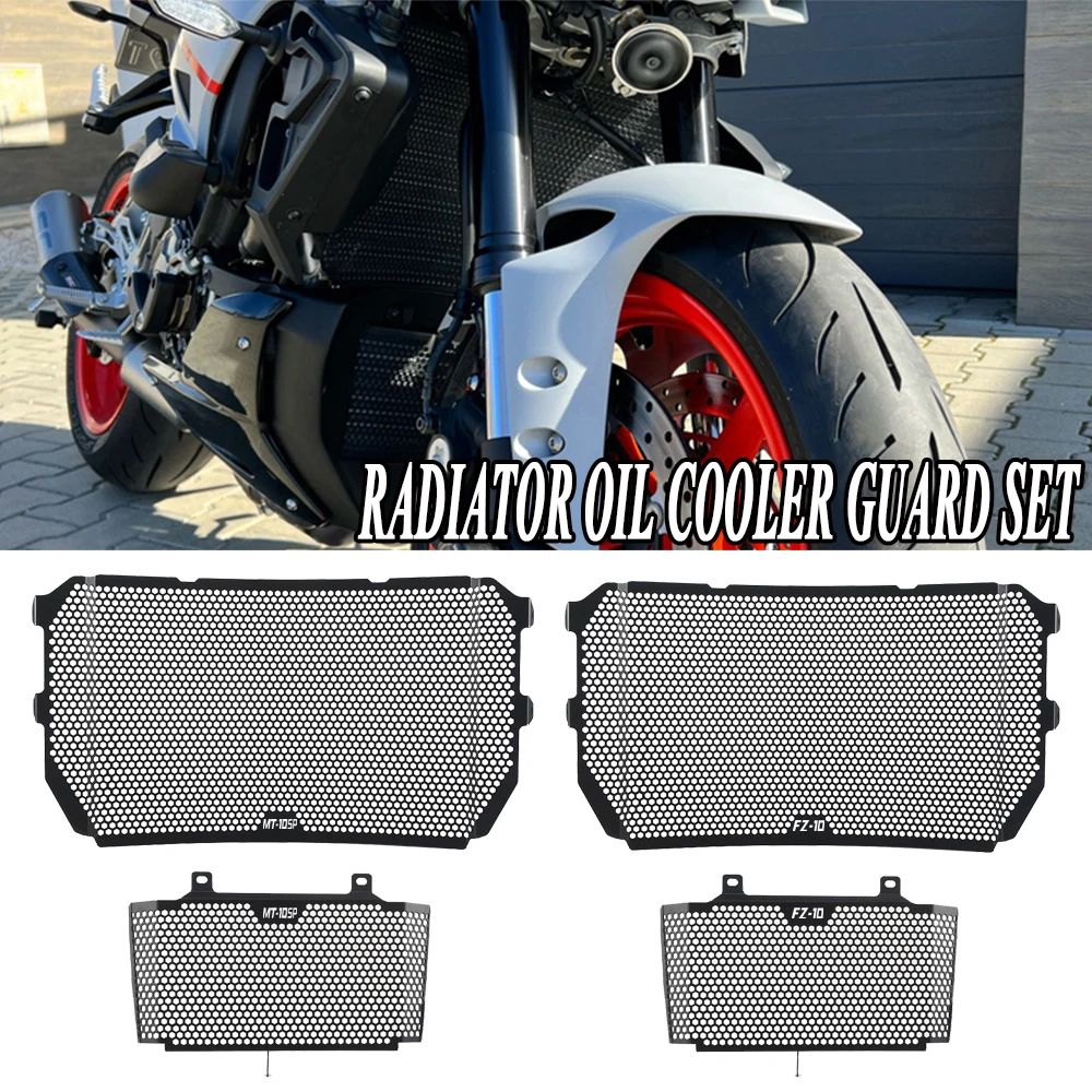 

For Yamaha MT-10 FZ-10 MT-10 SP MT10 FZ10 MT10SP MT 10 Radiator Grille Guard Oil Cooler Cooling Cover Protection Motorcycles