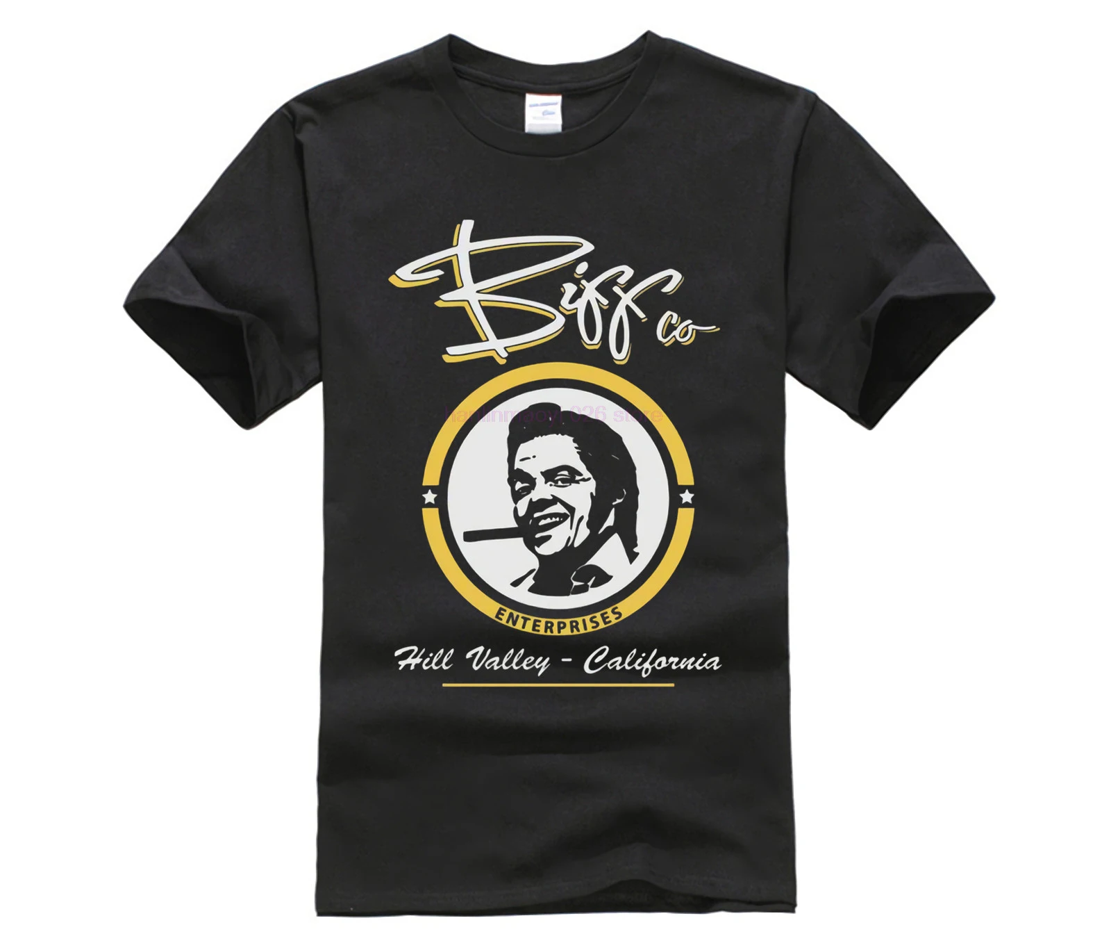 

Oversized t-shirt 100% cotton O-neck printed T-shirt Back To The Future T Shirt Biff Co for men Mercede