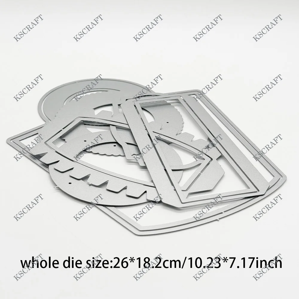 KSCRAFT 3D 용수철 가방 커팅 다이 스텐실, DIY 스크랩북 장식 엠보싱, DIY 종이 카드