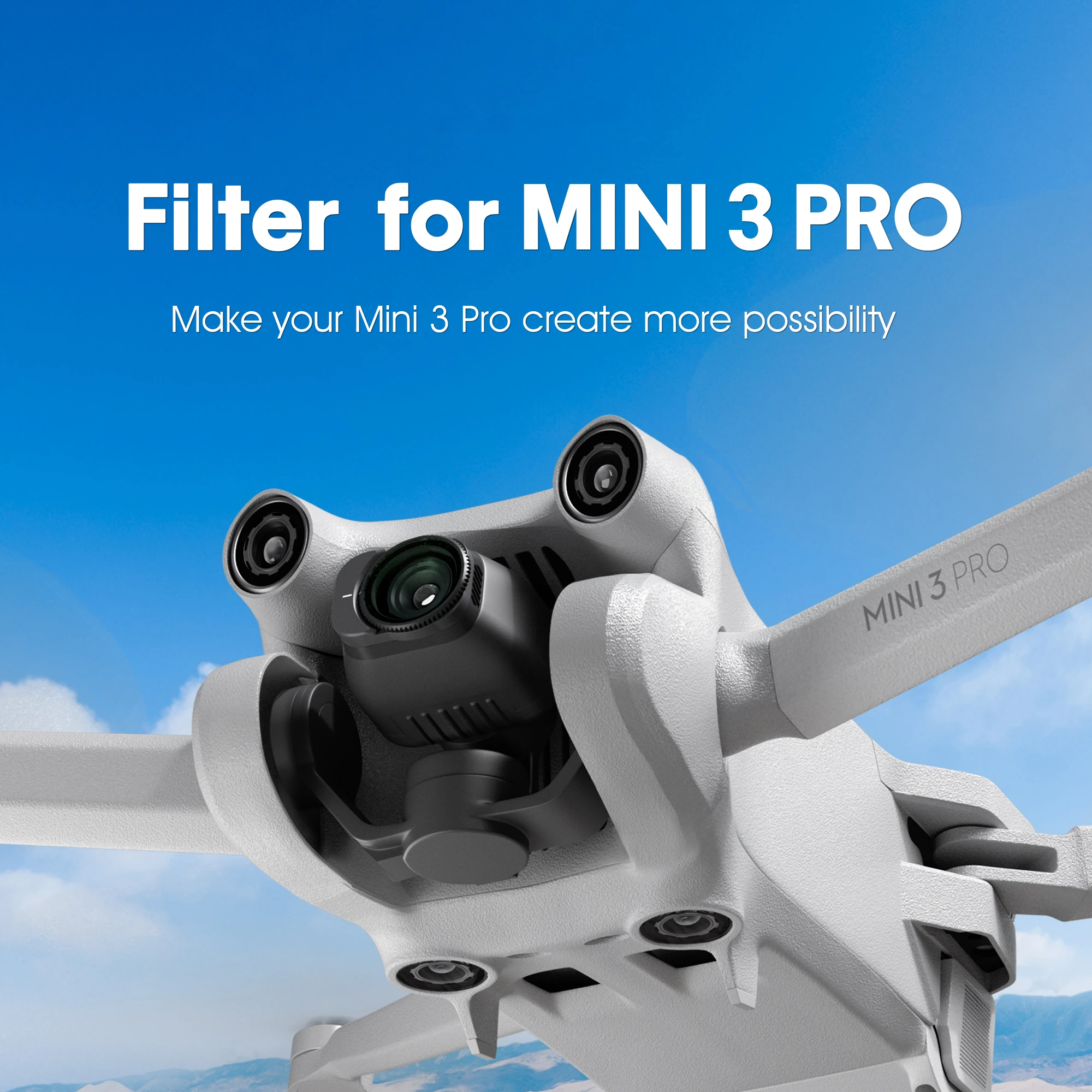 Ultra Light Camera Lens Filters For Dji Mini 3 Pro Star4x/cpl Drone