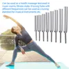 8Pcs 256-512HZ Steel Tuning Fork Set Health Physics Vibration Medical Diagnostic + Mallet Vibration Healing Therapy Medical Tool 4