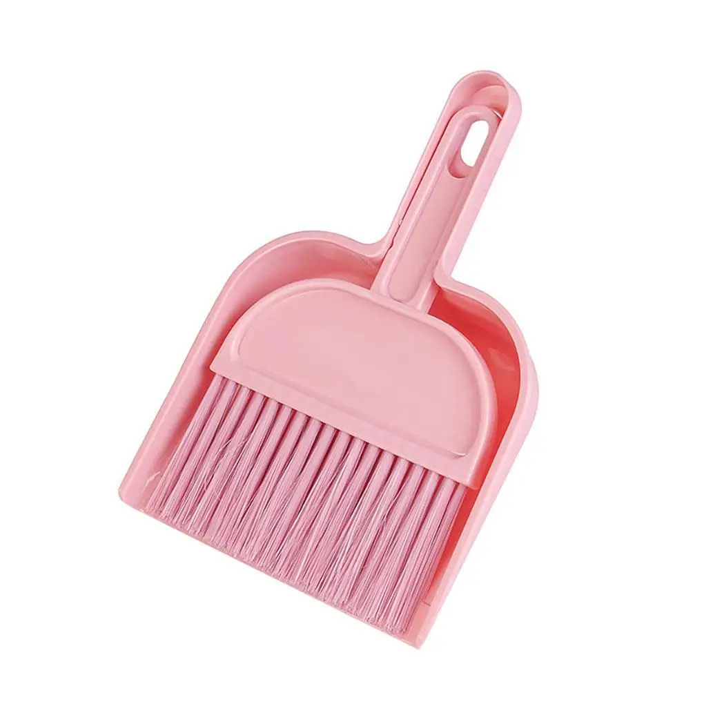 Mini Cleaning Brush Small Broom Dustpans Set Desktop Sweeper Garbage Cleaning Shovel Table for Table Countertop Keyboard 