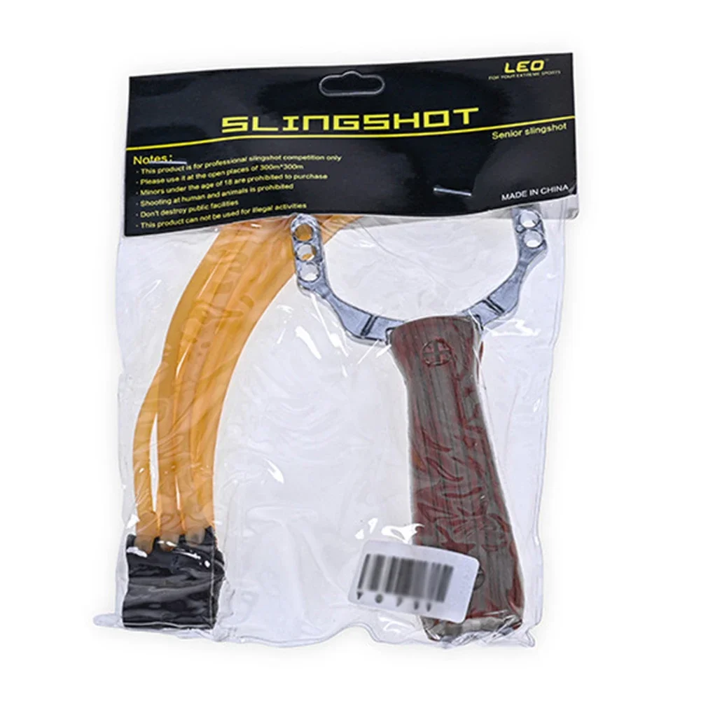 Steel Slingshot Slingshot Ergonomic Handle High Precision Professional Catapult Outdoor Game Tool for Adult Competition Equipment