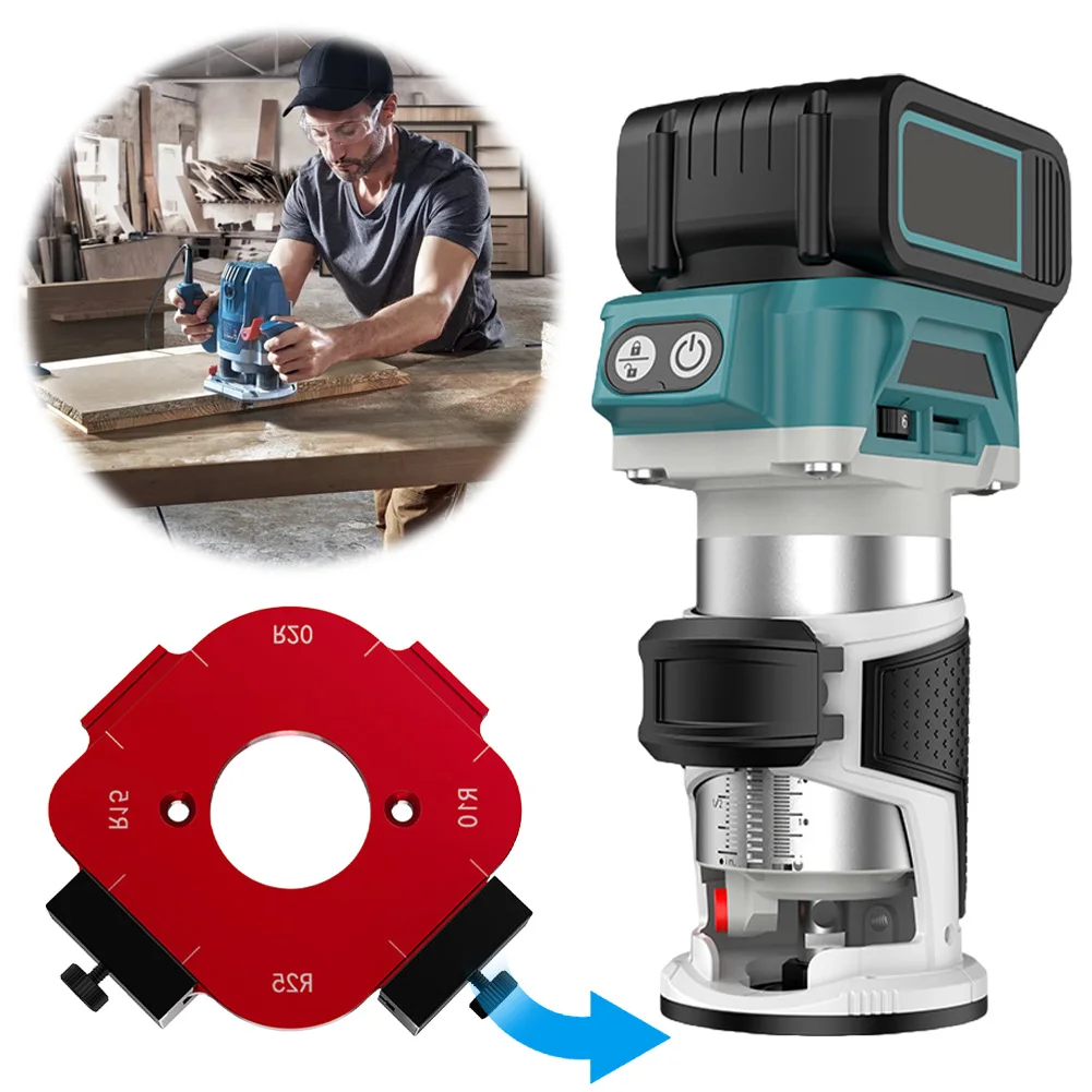 Woodworking Router Aluminum Alloy Wardrobe Corner Fillet Mold Multi ...