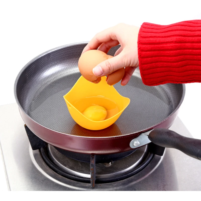 4pcs/set Silicone Egg Poacher Poaching Pods Mold Bowl Rings Cooker Boiler Kitchen Cooking Accessories Pancake Maker Egg Boiler Mold Cup Egg Cooker Egg Pancake Mold Silicone Egg Poacher Egg Poacher