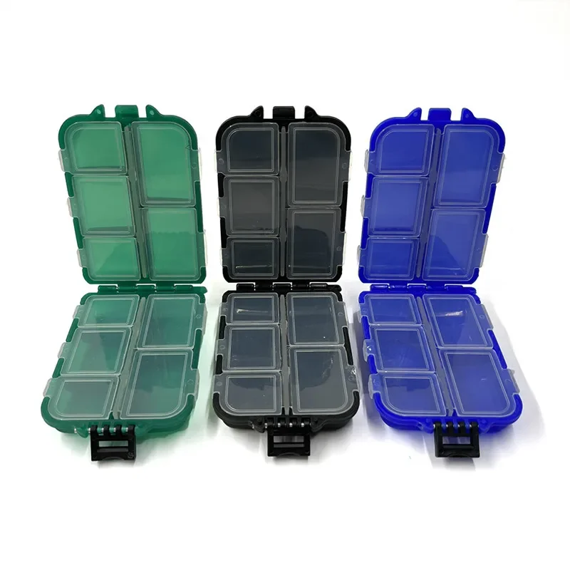 

Compartment Mini Storage Case Flying Fishing Tackle Box Spoon Hook Bait Accessories